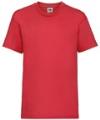 SS28B 61033 Childrens Valueweight T Shirt Red colour image